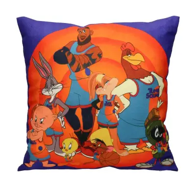 Figurine looney tunes space jam cushion